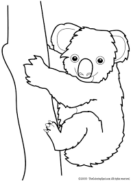 Christmas koala & candy cane  candy canes christmas koala & reindeer. Koala Coloring Page Audio Stories For Kids Free Coloring Pages Colouring Printables