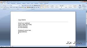 Sometimes, that becomes even more imp. How To Create A Cover Letter Template In Word Youtube