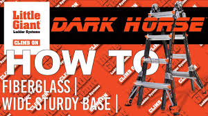 Slowed — dark horse 04:30. Little Giant 22 Dark Horse Fiberglass Ladder Type 1a 300 Lb Capacity