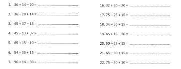 Check spelling or type a new query. Soal Operasi Hitung Campuran 20 100 Penjumlahan Dan Pengurangan Lembar 1 Bimbel Brilian