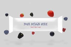 Download Premium Psd Floating Cereal Bar Mock Up