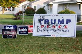 Pick the color, shape, and size of your election campaign lawn sign to get your message out there where everyone. Des Moines County Republicans Report Theft And Vandalism Of Yard Signs