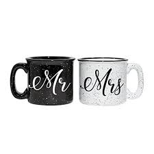Hilarious selection of coffee mugs! Mr And Mrs Couples Camping Ceramic Coffee Mug Set 15oz Unique Wedding Gift For Bride And