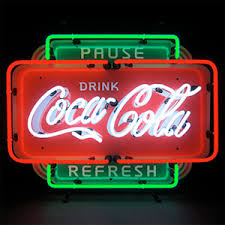 Neonetics 5CCPRF Coca-Cola Pause Refresh Neon Sign - - Amazon.com