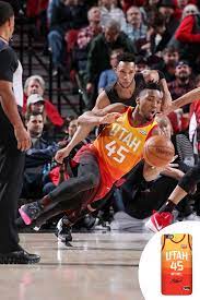 april 11 2018 jazz 93 vs blazers 102 nba jazz blazers donovanmitchell バスケ ジャズ ブレイザーズ ドノバンミッチェル ジャージ ユタ ジャズ