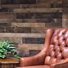Authentic Pallet 32 Sq Ft Mdf Paneling 169822 The Home Depot Decorative Wall Panels Paneling Wall Planks