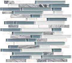 An ideal tile for a kitchen backsplash or bathroom surfaces, the high quality glass of ivy hill tile 12 in. Sample White Gray Random Subway Glass Mosaic Tile Kitchen Backsplash Bath Sink Building Hardware Home Improvement