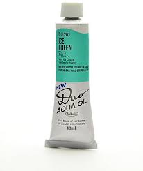 Amazon Com Holbein Duo Aqua Artist Oil Color Ice Green 1