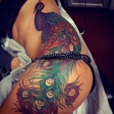 Hip Tattoo Designs 44 Hip Tattoo Designs Thigh Tattoos Women Peacock Tattoo