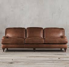 English Roll Arm Leather Sofa Leather Sleeper Sofa Leather Sofa Rustic Leather Sofa