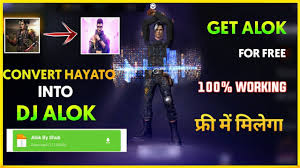 All without registration and send sms! Free Fire How To Get Dj Alok Character For Free Convert Hayato Into Alok Character 100 Working Youtube