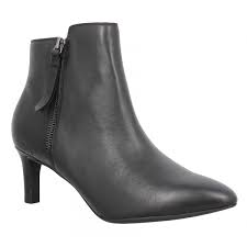 Femmes élégant bottines à enfiler semelle compensée extérieur décontracté tennis. Clarks Calla Blossom Cuir Femme Noir Femme Fanny Chaussures