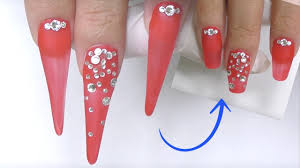 We'll go over almond, ballerina, tapered square and stiletto. How To Stiletto To Coffin Nail Shape Youtube
