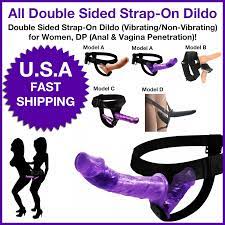 Double Sided Strap-On Dildo (Vibrating  Non-Vibrating) Double Ended  Penetration | eBay
