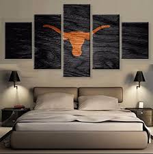 A wide variety of longhorn wall decor. Amazon Com Bihuacsq Hd Print 5 Pcs Canvas Art Texas Longhorns Football Sport Painting On Canvas Modern Home Decor Wall Art Painting Picture Pt0706 Large Framed Posters Prints