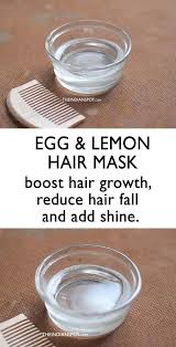This will help get rid of dandruff and excessive hair loss. Egg White And Lemon Hair Mask For Hair Growth The Indian Spot