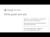 Google Ads Help: Write Great Text Ads