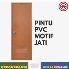 Untuk ketahanannya, pvc polos ini tidak ada bedanya dengan pintu pvc lainnya. Pintu Pvc Polos Motif Serat Jati Shopee Indonesia