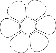 Daisy Flower Stencils Printable Flower Template Felt Flower Template Stencils Printables