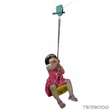 Sich auf die eigene seilbahn. Seilbahn Seillange 25m Inkl Tellerschaukel Kinderseilbahn Gartenseilbahn Tiktaktoo