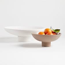 Lenox springdale fruit dessert (sauce) bowl 311455. Sailor White Footed Bowl Reviews Crate And Barrel Ceramic Fruit Bowl Fruit Bowl Decor Leanne Ford