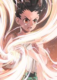 A child was naturally born unable to practice asceticism/ inner strength. Gon By Datimya Deviantart Com On Deviantart Hunter Anime Hunter X Hunter Hunter