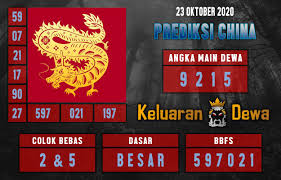 Prediksi Keluaran China Jumat 23 Oktober 2020 Terjitu Di 2020 Sydney Taiwan Shio