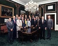 These notable american politicians have all been members of the president's cabinet at some point during their political careers and are now listed in one convenient list of us cabinet members. Cabinet Of The United States Simple English Wikipedia The Free Encyclopedia