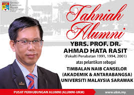 Uitm dalam kenyataan hari ini berkata. Ukm Malaysia On Twitter Tahniah Alumniukm Ybrs Prof Dr Ahmad Hata Rasit Alumni Fakulti Perubatan 1991 1994 2001 Di Atas Pelantikan Sebagai Timbalan Naib Canselor Akademik Antarabangsa Universiti Malaysia Sarawak Tahniahukm Ukm