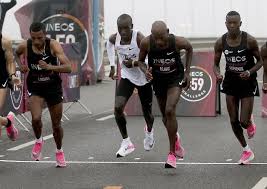 1 day agokipchoge is kipchoge no one can go at that pace abdi said. Kipchoge First Under 2 Hours For Marathon But No Record The Mainichi