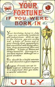My Your Fortune If You Were Born In July July Born Astrology Cancer Horoscope