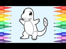 Pokemon Coloring Book Pages For Kids Speed Coloring Charmander Charmeleon Charizard Youtube Color them in online, or print them out and use crayons, markers, and paints.