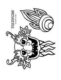 Cut out the shape and use it for coloring, crafts, stencils, and more. Pix For Dragon Head Templates Dragon Puppet Chinese New Year Dragon Chinese Dragon