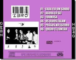 Contracapa de Zero - Passos No Escuro - EP