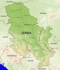 Serbia is a relatively new tourist destination. Serbia Physical Map