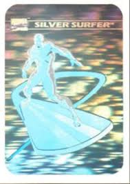 Maybe you would like to learn more about one of these? Game Card Silver Surfer Hologram Marvel Universe 1990 Impel Col Mu En 0165