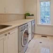 Floor Drain Instead Of Washing Machine Drip Pan Laundry Room Flooring Small Laundry Rooms Laundry Room
