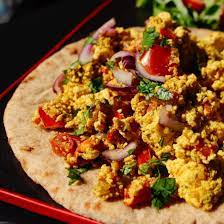 Spicy Indian Scrambled Tofu Recipe Delicious Tofu Recipes Indian Food Recipes