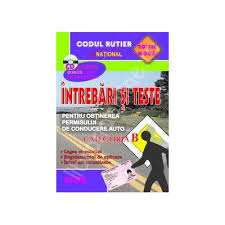 Cartea intrebari si teste cu raspunsuri 2017, pentru categoria b cuprinde modificarile aduse legii circulatiei in vigoare de la cartea contine 1471 de intrebari. Intrebari Si Teste Pentru Obtinerea Permisului De Conducere Categoria B Cd Gratuit Librariileonline Ro