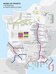 Mapa De Metro Con Los Vinos De Francia Vino De Francia Vinos Vino