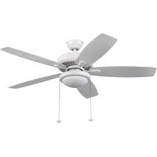 Includes low profile mount for. Honeywell Blufton Outdoor Indoor Ceiling Fan White 52 Inch 10282 Honeywell Store