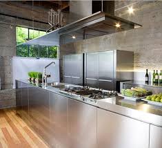 The Shiny Kitchen Metal Decor For Your Culinary Space Kitchen Interior Modern Kitchen Steel Kitchen Cabinets