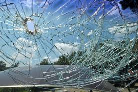 Image result for image shattered back windshield