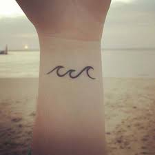 Circular black wave tattoo on the right inner ankle. 60 Simple Tattoo Designs That Will Blow Your Mind Tats N Rings