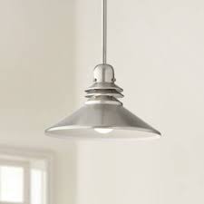 Kichler Grenoble 11 W Brushed Nickel 1 Light Mini Pendant 76472 Lamps Plus Kitchen Pendant Lighting Pendant Lighting Chrome Pendant Lighting