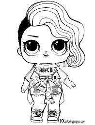 Each ball contains a mini doll lol surprise and accessories (shoes, clothes Rocker Lol Doll Coloring Page Novocom Top