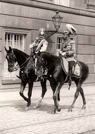 Kaiser Wilhelm II and King George V riding horses together in Berlin,  Germany, 1913 [1200 x 1684] : rHistoryPorn