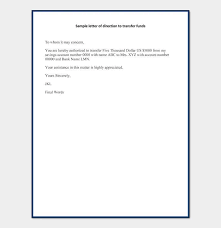 You can modify this sample letter according to yours faithfully, your signature. Fund Transfer Request Letter 5 Examples And Templates