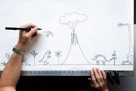 Dinosaur Music Video For Kids Dinosaur Drawing Drawing Videos For Kids Dinosaur Images