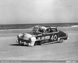 2 short track races 2 superspeedway races. February 10 1952 Teague Tames The Beach Again Racersreunion Old Race Cars Nascar Cars Vintage Race Car